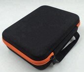 Tasche für 30 Flaschen Schwarz/Orange