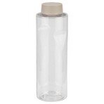Glas-Trinkflasche 0,8 l Rosa